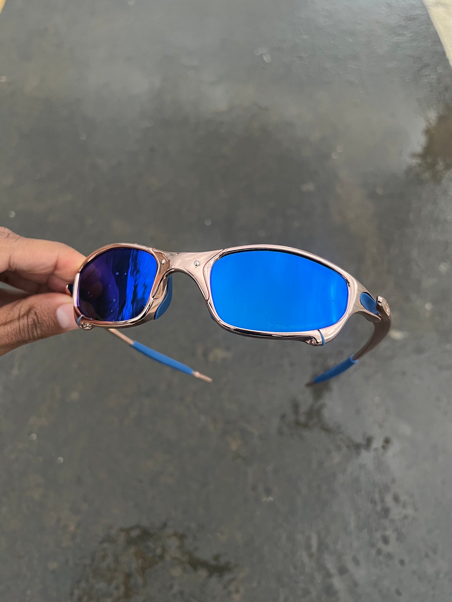 JULIET GOLD NEÓN BLUE