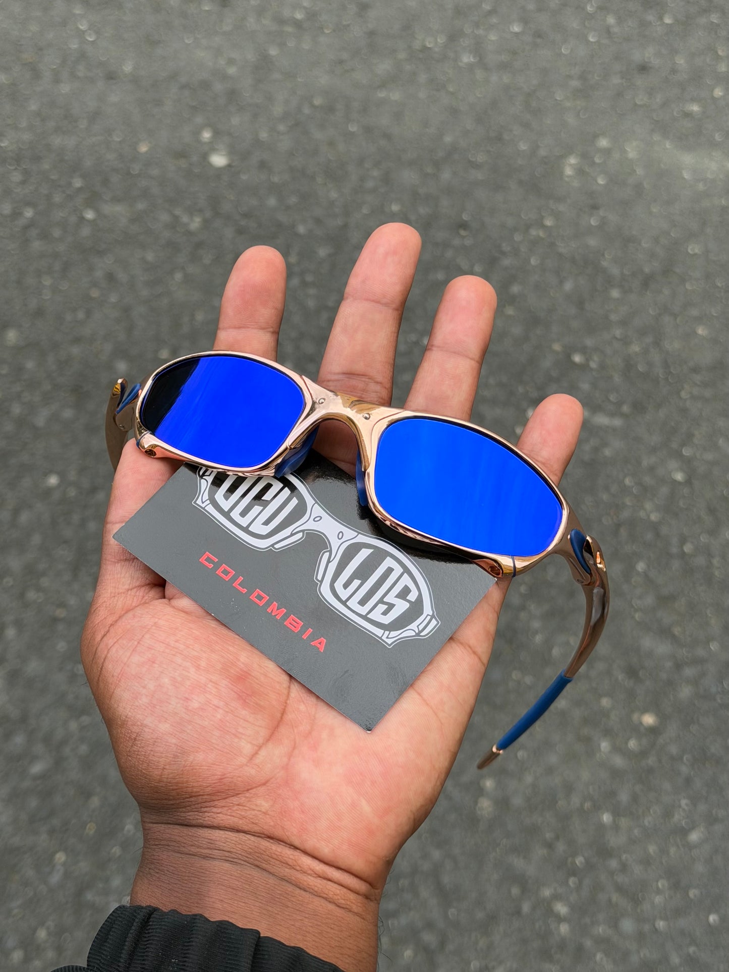 JULIET GOLD NEÓN BLUE