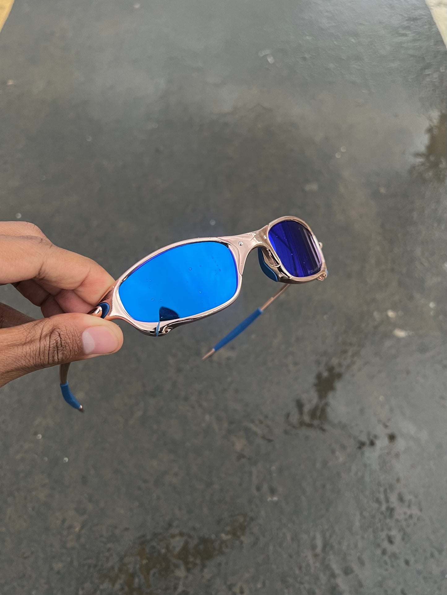 JULIET GOLD NEÓN BLUE