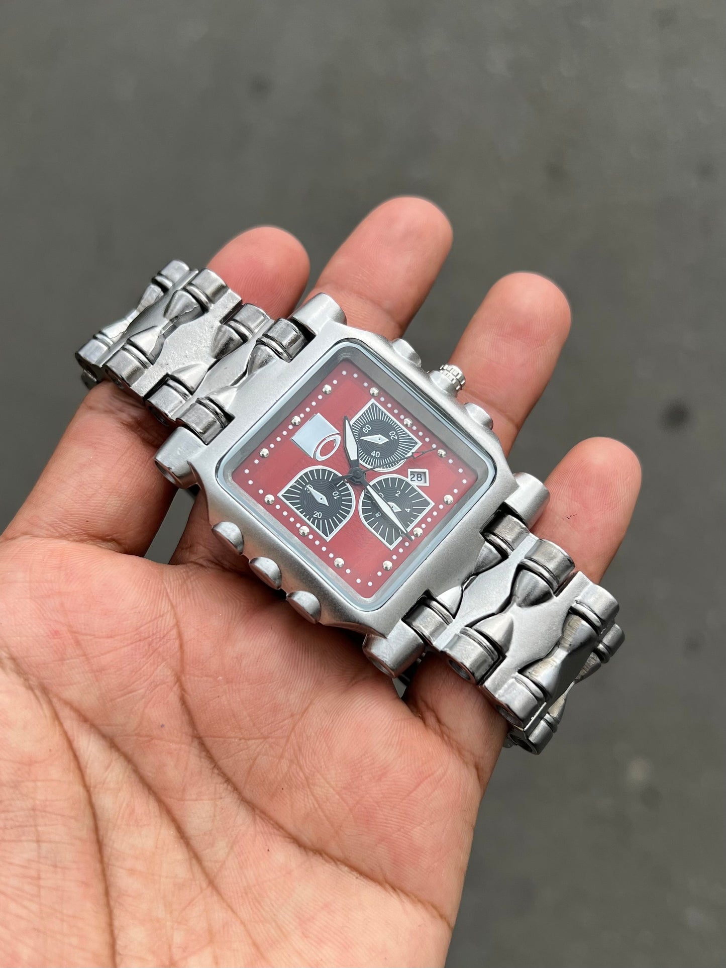 MINUTE MACHINE PLATA ROJO