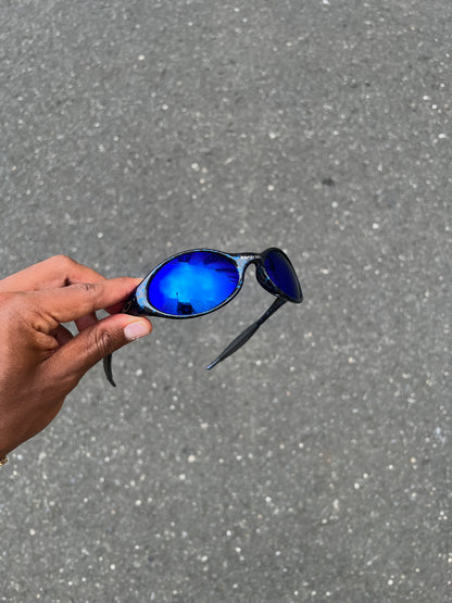 EYE JACKET NEON BLUE