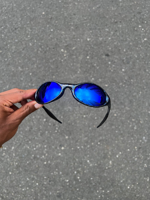 EYE JACKET NEON BLUE