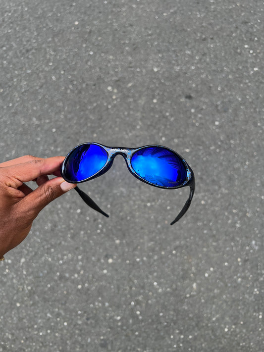 EYE JACKET NEON BLUE