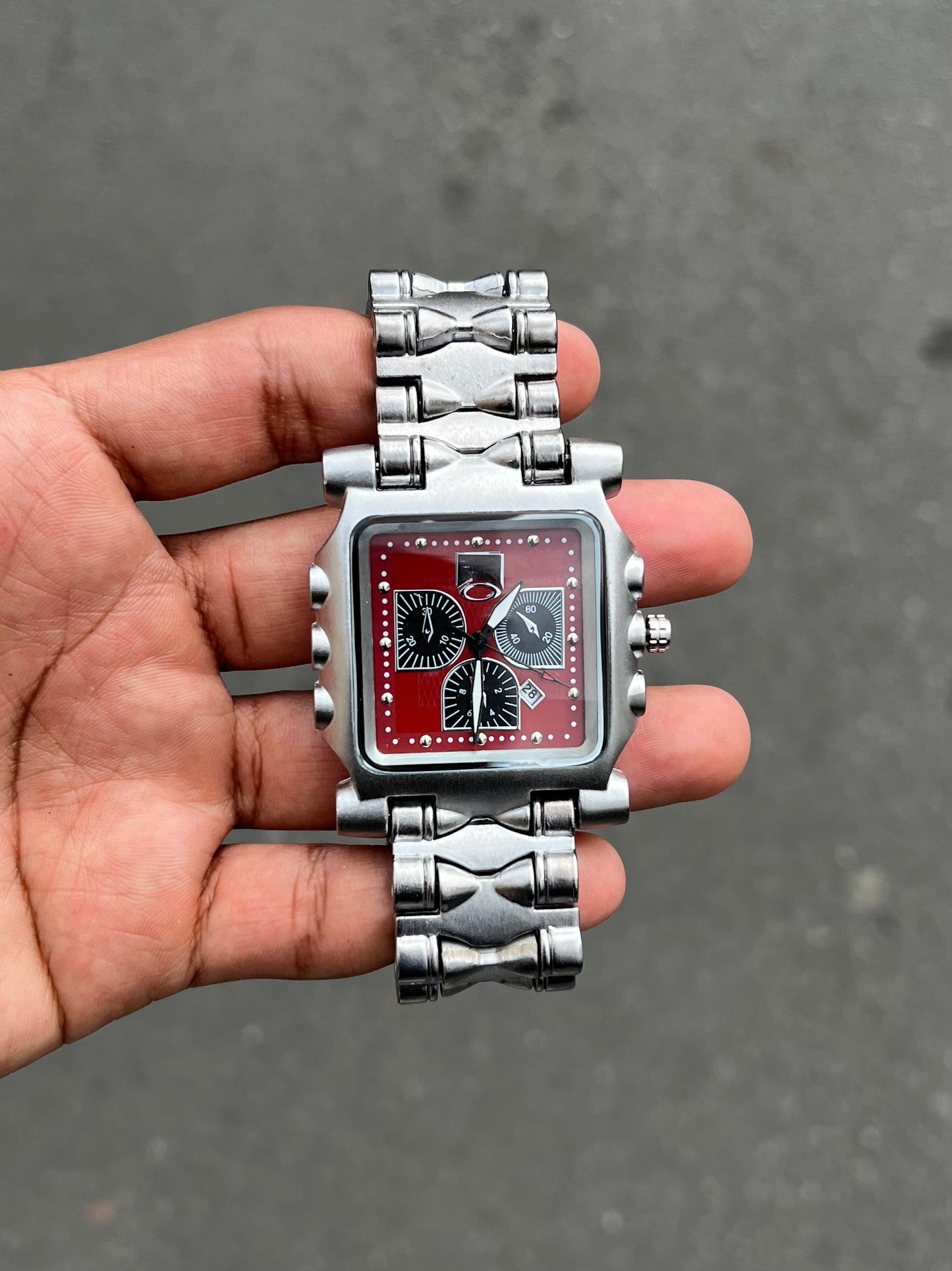 MINUTE MACHINE PLATA ROJO