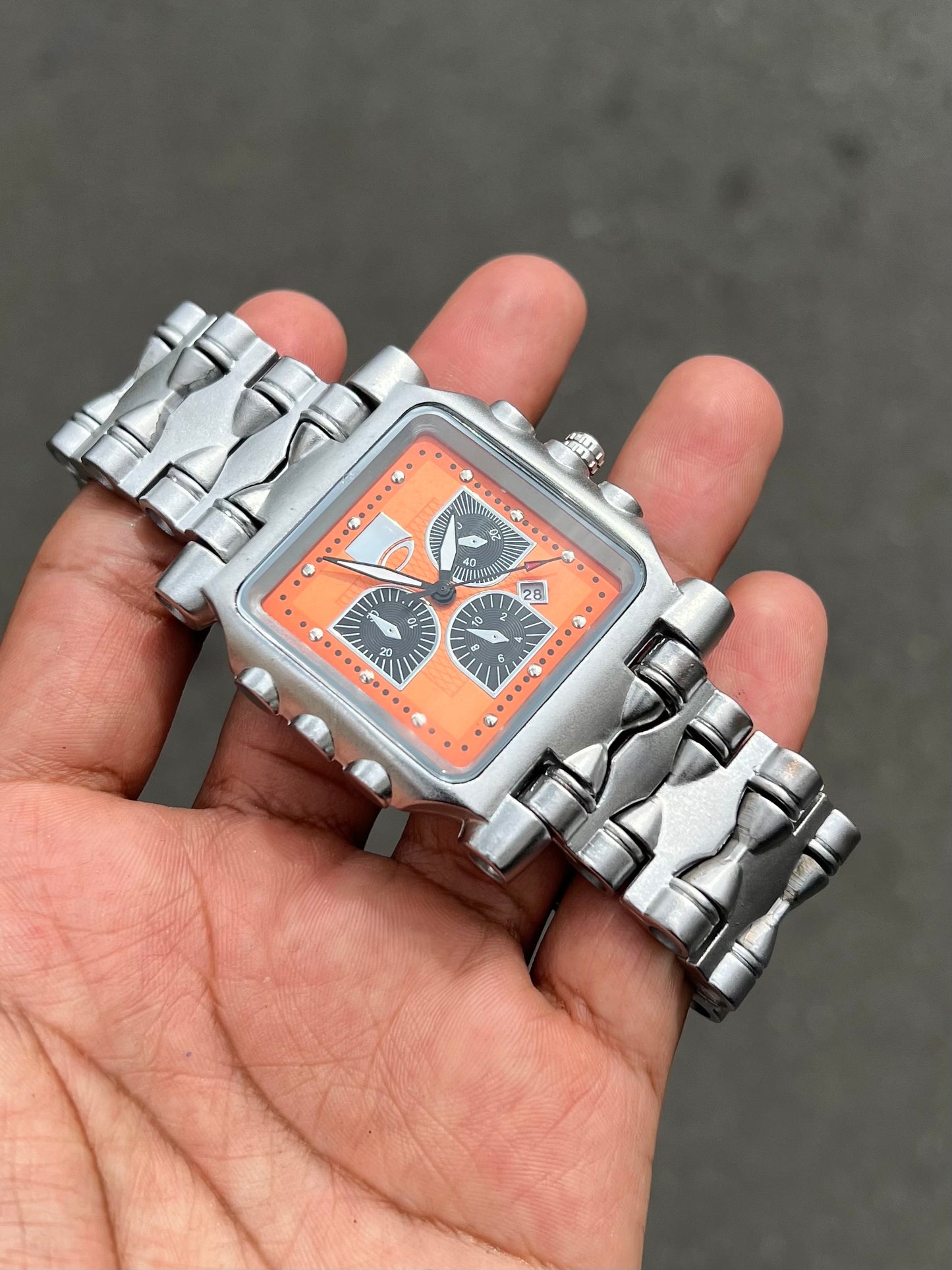 MINUTE MACHINE PLATA NARANJA