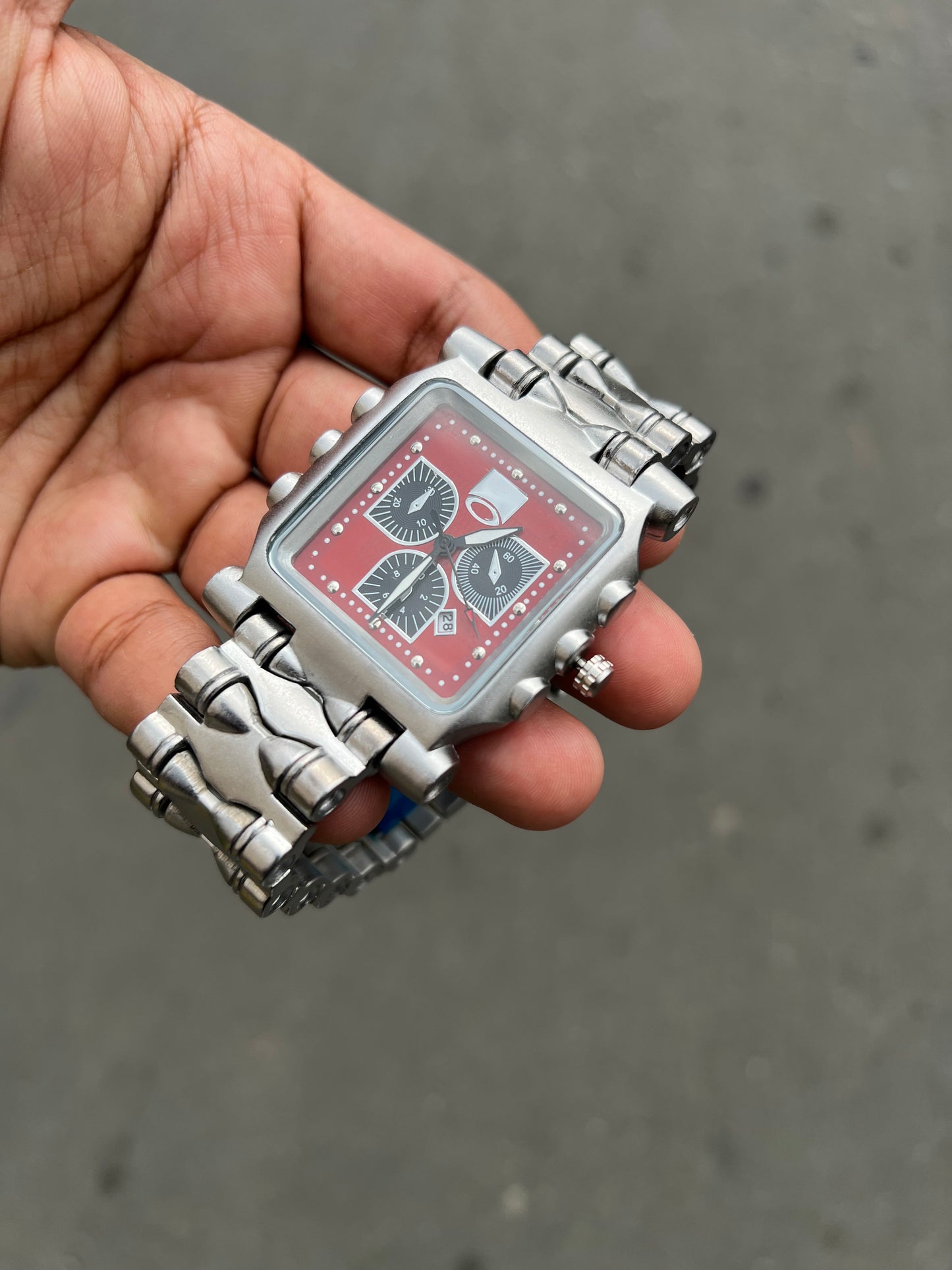 MINUTE MACHINE PLATA ROJO