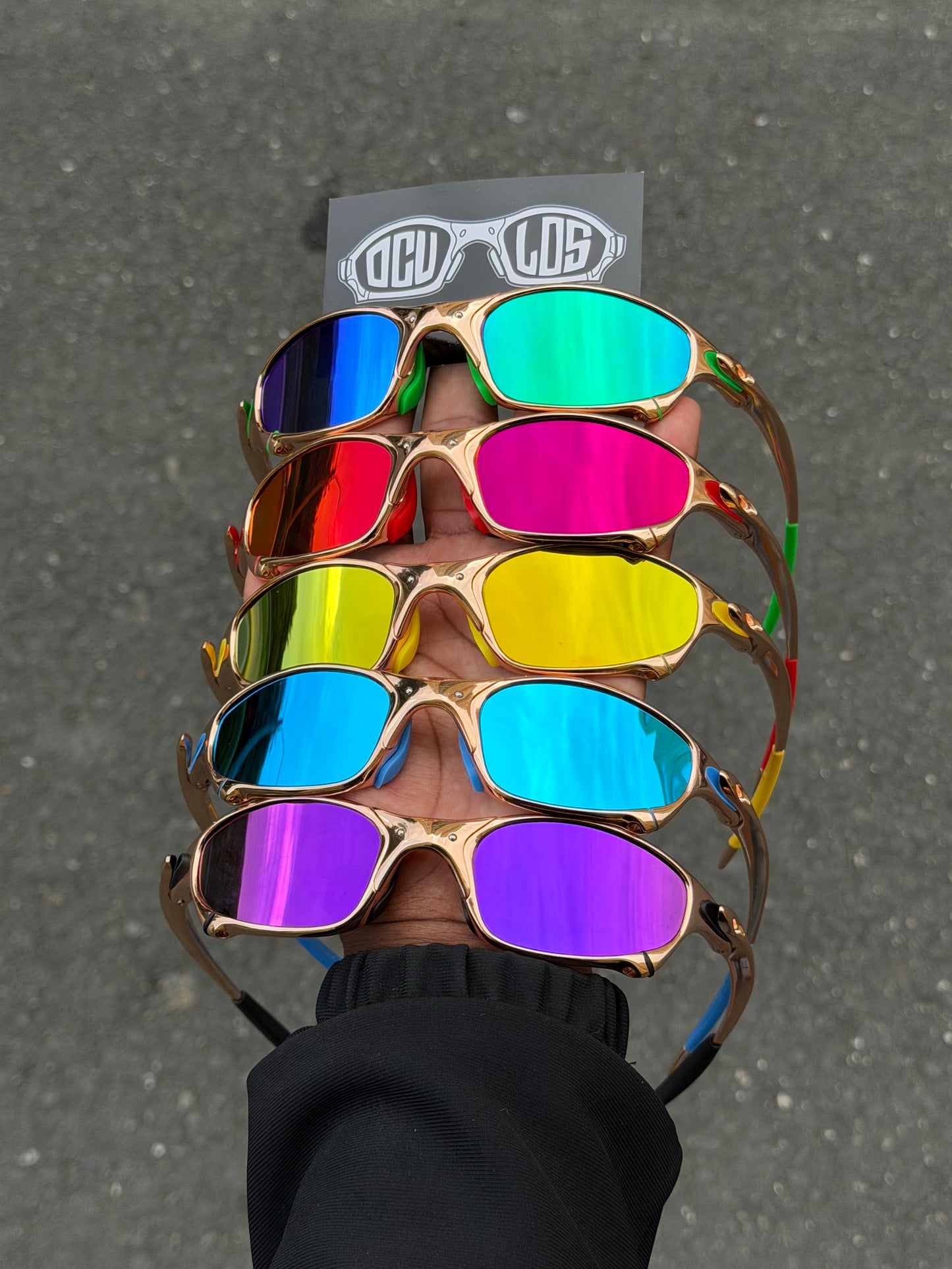 JULIET GOLD NEÓN BLUE